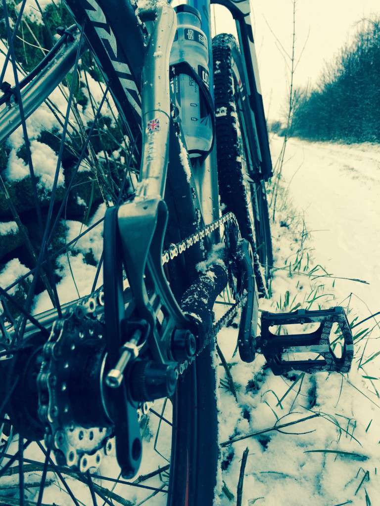 #SSSS Salsa San Single Speeding in the Snow